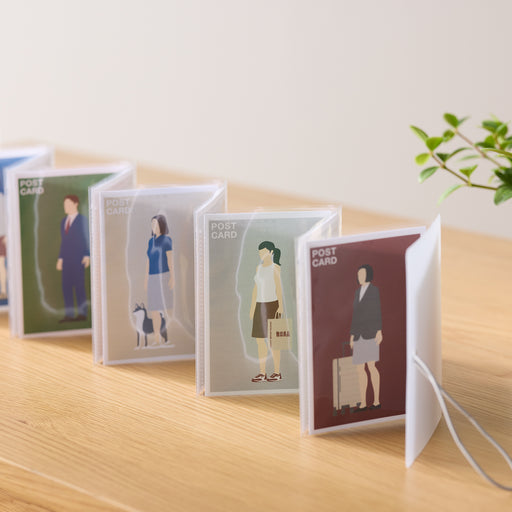 Self-Standing Card File - Postcard MUJI