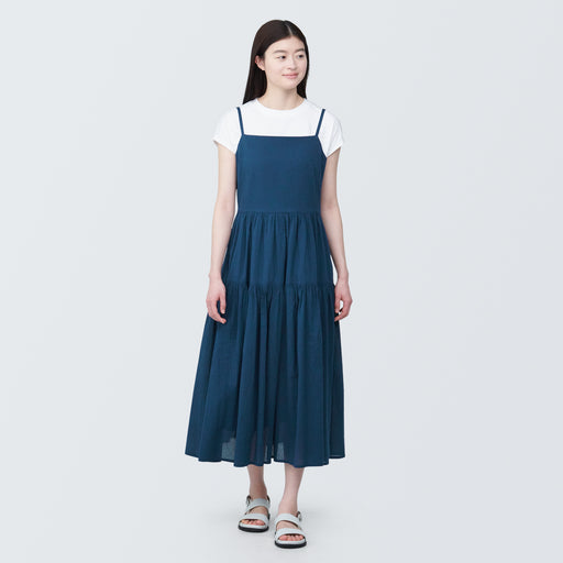 Women's High Twisted Veil Camisole Dress MUJI