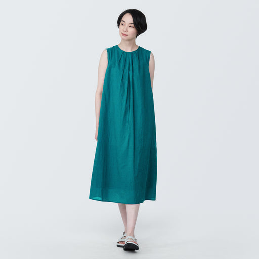 Women's High Twisted Veil Sleeveless Dress MUJI