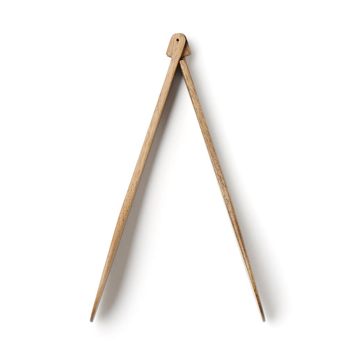 #WK44 -imported- Acacia Foldable Tongs Large MUJI