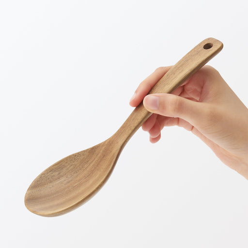 #WK44 -imported- Acacia Serving Spoon Small MUJI