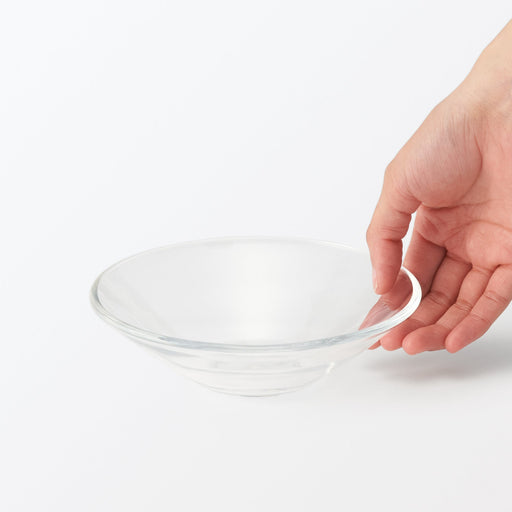 Soda Glass Shallow Bowl - Small MUJI