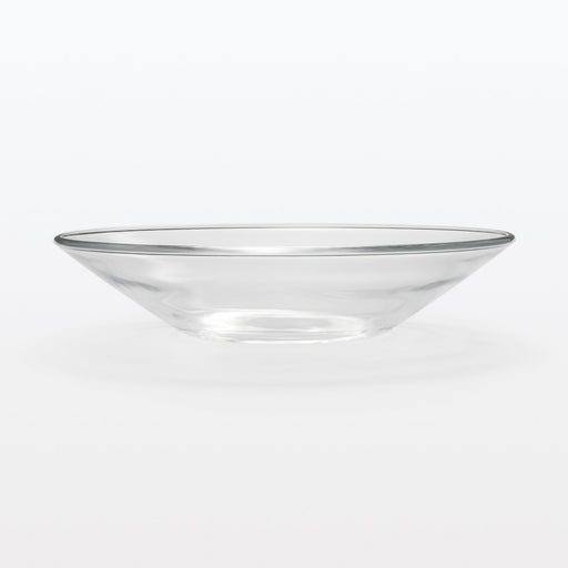 Soda Glass Shallow Bowl - Large MUJI