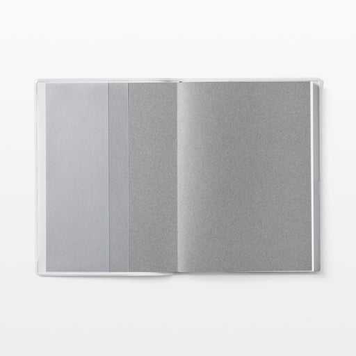 Monthly/Weekly Planner From December 2024 - White Gray A6 - Monday Start MUJI