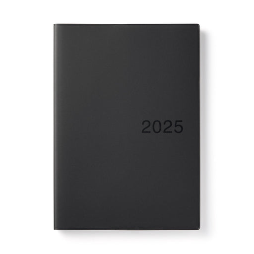 Monthly/Weekly Planner From December 2024 - Dark Gray B5 - Monday Start MUJI