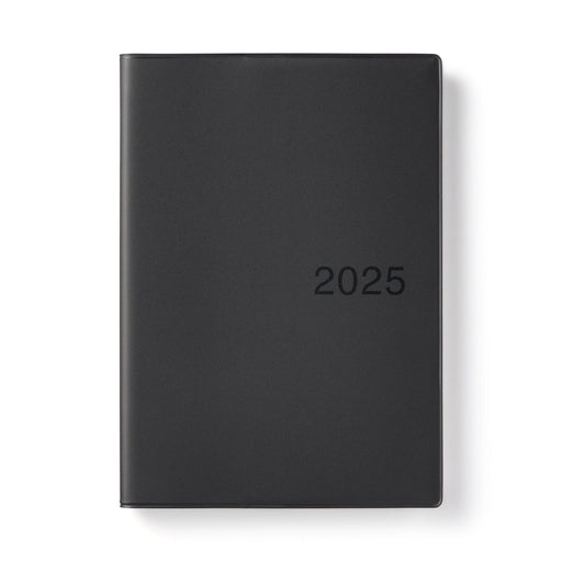 Monthly/Weekly Planner From December 2024 - Dark Gray B6 - Monday Start MUJI