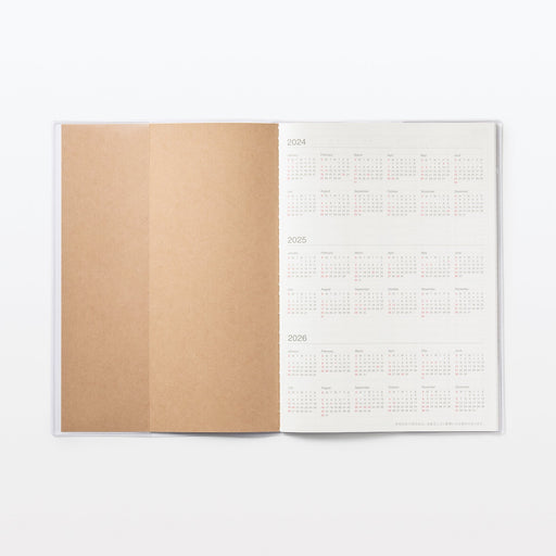 Monthly Planner From December 2024 - B5 - Sunday Start MUJI