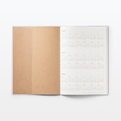 Monthly Planner From December 2024 - A5 - Sunday Start MUJI