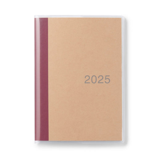 Monthly Planner From December 2024 - A6 - Sunday Start MUJI