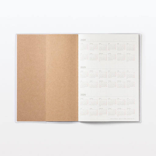 Monthly Planner From December 2024 - B6 - Monday Start MUJI