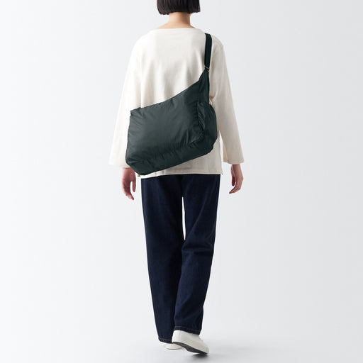 Collapsible Water Repellent Shoulder Bag MUJI