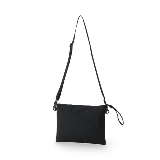 2-Way Water Repellent Sacoche / Crossbody Bag Black MUJI