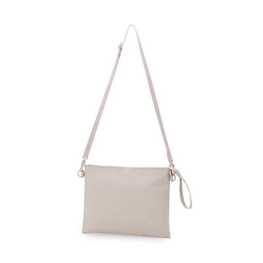 2-Way Water Repellent Sacoche / Crossbody Bag Light Beige MUJI