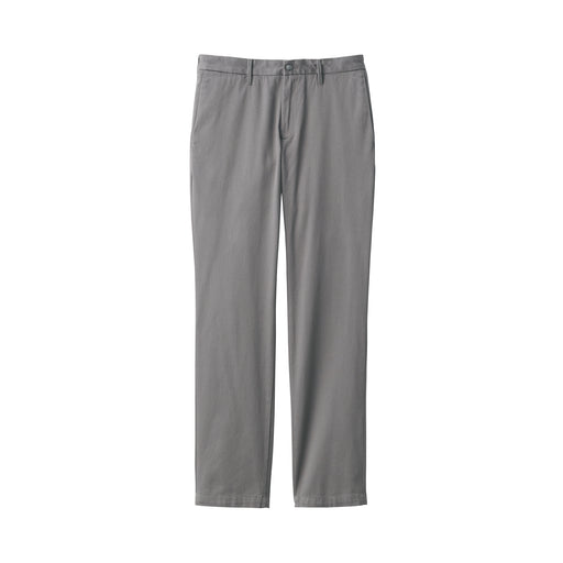 Men's Stretch Chino Slim Pants (L32") Grayish Brown MUJI