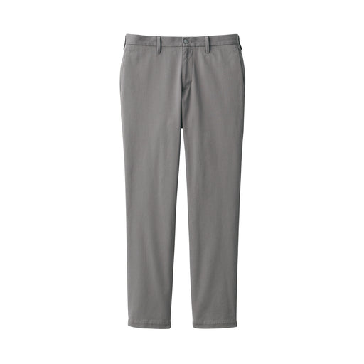 Men's Stretch Chino Slim Pants (L29") Grayish Brown MUJI