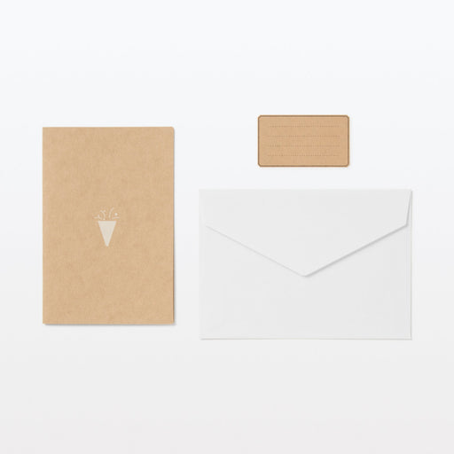 Honeycomb Paper Small Pop-Up Card - Party Popper MUJI