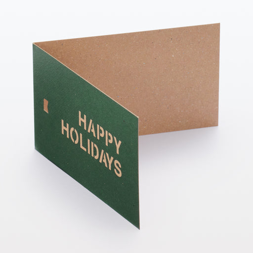 Gift Message Tag - Happy Holidays MUJI