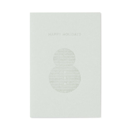 Message Card - Snowman MUJI