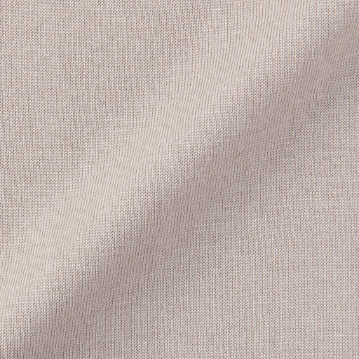 Silk Blend Pillowcase Gray Beige Standard (W16.9 x L24.8") MUJI