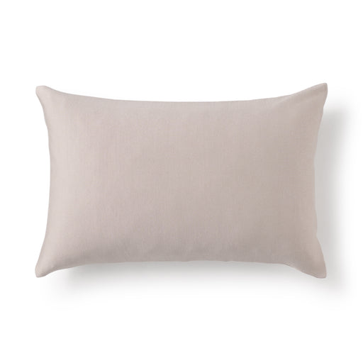 Silk Blend Pillowcase Gray Beige Standard (W16.9 x L24.8") MUJI