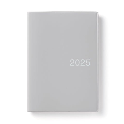 Monthly/Weekly Planner From December 2024 - Gray B6 - Monday Start - No Holidays MUJI