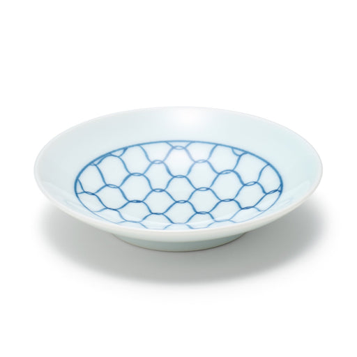 Hasami Ware Small Plate - Mesh Pattern MUJI