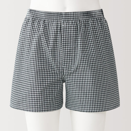 Men's Cotton Broadcloth Front Open Trunks MUJI