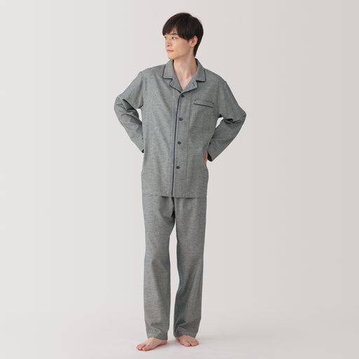 Men's Side Seamless Flannel Pajamas MUJI