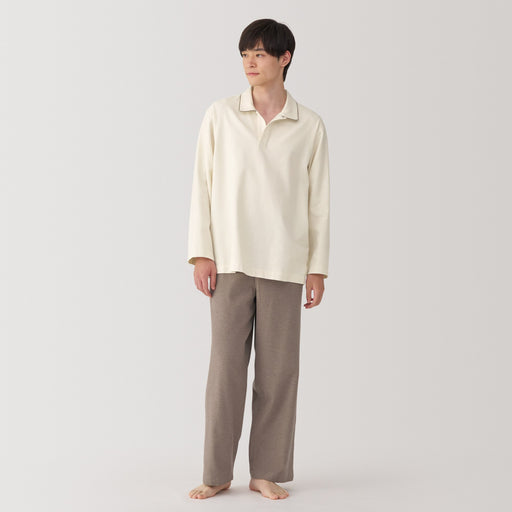 Men's Flannel Skipper Pajamas MUJI