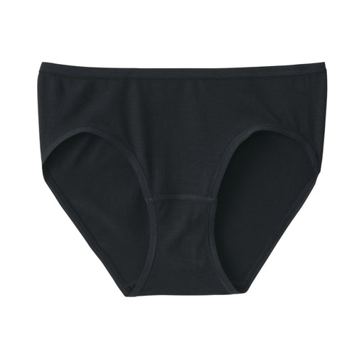 Women's Lyocell Blend Low-Rise Panty Black MUJI