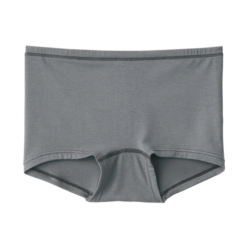 Women's Lyocell Blend Boy Shorts Dark Gray MUJI