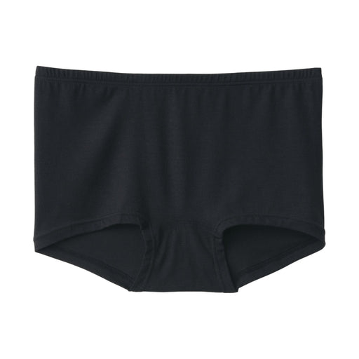 Women's Lyocell Blend Boy Shorts Black MUJI