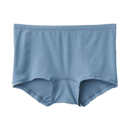 Women's Lyocell Blend Boy Shorts Smoky Blue MUJI