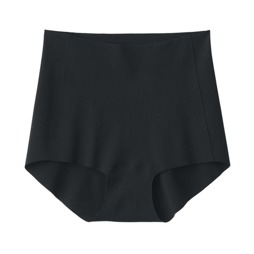 Women's Seamless Ribbed Shorts Black MUJI