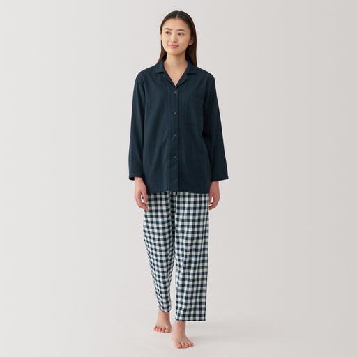 Women's Side Seamless Double Gauze Pajamas MUJI