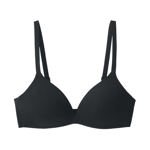 Women's Wireless Molded Bra Black MUJI