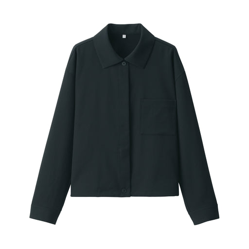 Women's Water Repellent Jacket Black MUJI