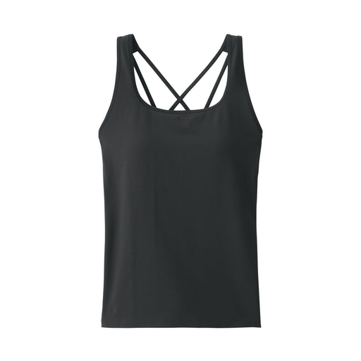 Women's Quick Dry Bra Tank Top Black MUJI