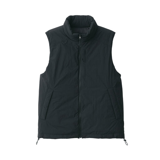 Men's Water Repellent Padded Walking Vest Black MUJI