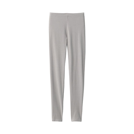 Women's Warm Cotton Leggings Grayish Brown MUJI