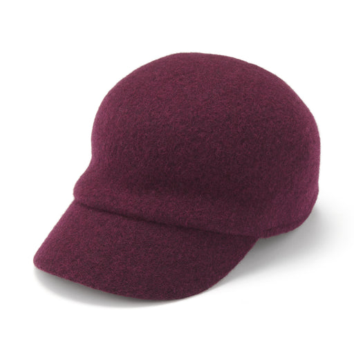 Wool Cap Burgundy MUJI