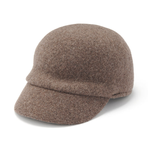 Wool Cap Dark Mocha Brown MUJI