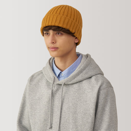 Wool Ribbed Beanie MUJI