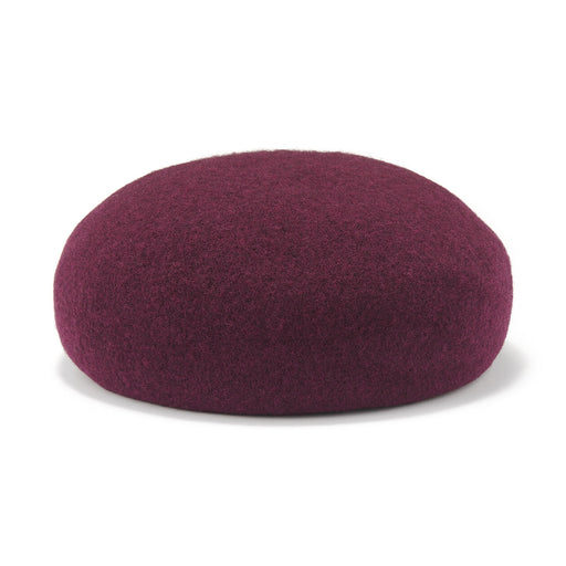 Wool Beret Burgundy MUJI