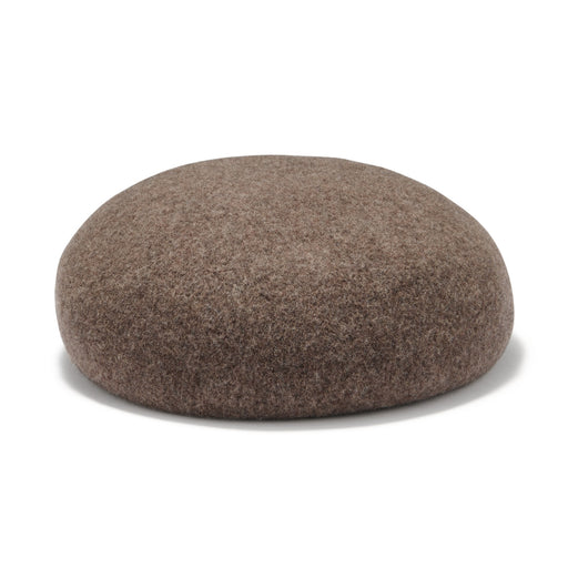 Wool Beret Dark Mocha Brown MUJI