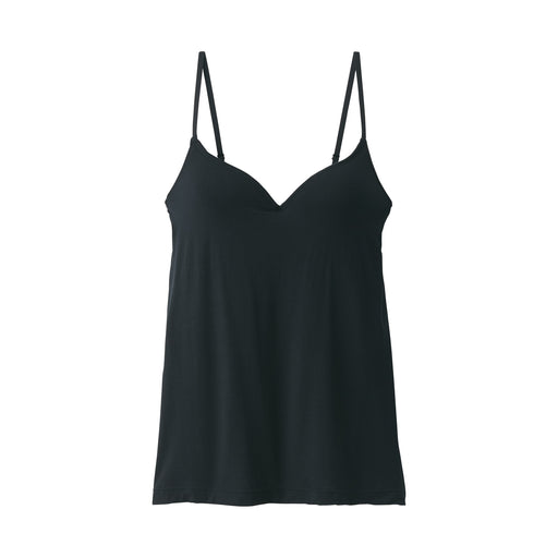 Women's Lyocell Blend Bra Camisole Black MUJI