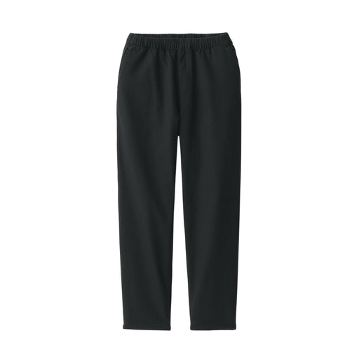 Women's Washed Denim Easy Tapered Pants Black MUJI