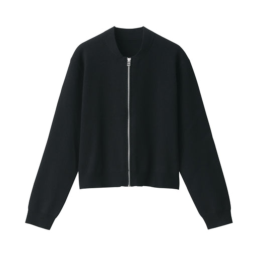 Women's Milano Ribbed Blouson Black MUJI