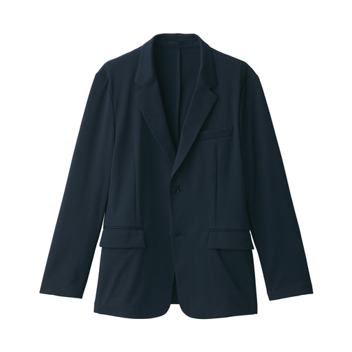 Men's Stretch Jersey Jacket Navy MUJI