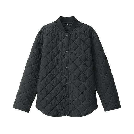 Women's Padding Quilted Jacket Black MUJI